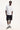 Common Need Wild Sector Elastic Waist Short Black