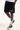 Common Need Wild Sector Elastic Waist Short Black