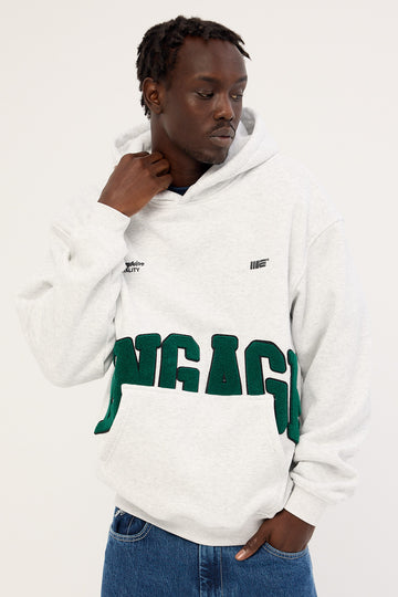 Engage Chenille Patch Hoodie Grey