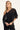Perfect Stranger Anna Chiffon Poncho Black