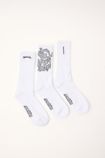 Neovision Ryuko Sock 3 Pack White