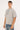 Rusty Riddle Me This Stripe Cropped Raglan Tee Stone Grey