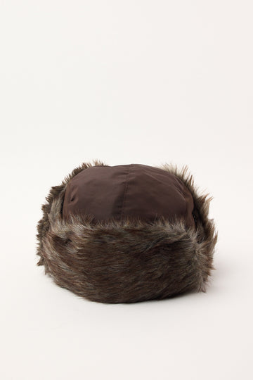 Token Snowdrift Faux Fur Trapper Brown