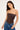 Luck & Trouble Bruna Strapless Mesh Corset Top Brown