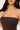 Luck & Trouble Bruna Strapless Mesh Corset Top Brown