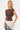 Luck & Trouble Asta Cinched Waist T-shirt Brown