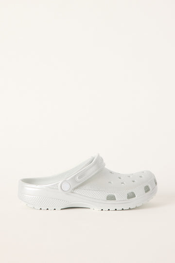 Crocs Womens Classic Metallic Clog Moonlight Metallic