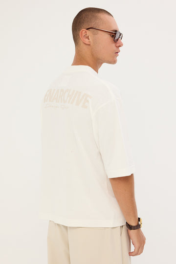 Open Archive Enduro Organic Cropped Street Tee Off White