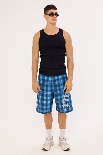 Rusty Primal Riot Fixed Waist Boardshort Navy Blue