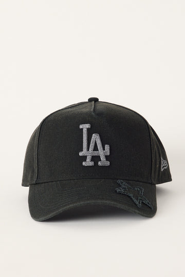 New Era 9Forty A-Frame Star Visor Los Angeles Dodgers Cap Black