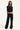 Rusty New Age Wide Leg Fleece Track Pant Black/Yellow