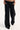 Rusty New Age Wide Leg Fleece Track Pant Black/Yellow