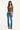 Rusty Paris Low Rise Bootcut Jean Blasted Middy Blue