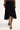 Perfect Stranger Avery Asymmetrical Midi Skirt Black