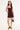Perfect Stranger Sadie Linen Mini Dress Dark Choc