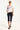 Rusty Slap It Cut Off Shoulder Tee Egret