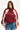 Rusty Double Tides Zip Through Sherpa Fleece Cranberry/Pink