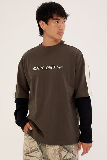Rusty Alonso 5.0 Tee Coffee Brown