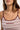 Rusty Stacey Stripe Staple Singlet Cranberry/Pink Stripe