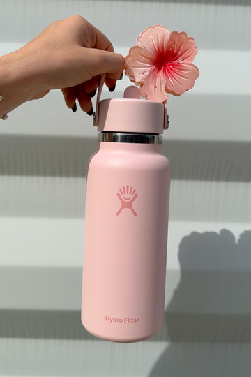 Hydroflask Wide Flex Straw Cap 32oz Reusable Bottle Trillium