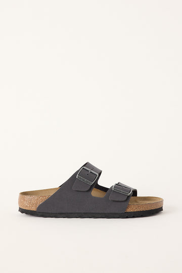 Birkenstock Mens Arizona BirkiBuc Narrow Velvet Grey