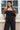 Luck & Trouble Sandler Ruched Halter Top Black