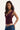 Luck & Trouble Vivi Ruched Top Plum