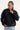 Rusty Frontline Fleece Quarter Zip Black