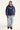 Rusty Titan Fleece Hoodie Dark Blue