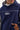 Rusty Titan Fleece Hoodie Dark Blue