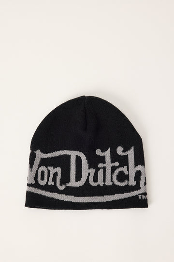 Von Dutch Signature Beanie Black