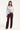 Perfect Stranger Tala Mid Rise Pant Burgundy