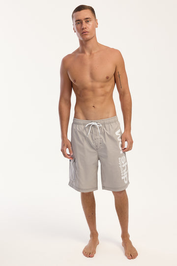 Worship Sideline Elastic Swim Short Grey