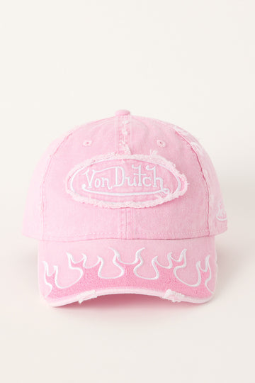 Von Dutch VD Flames Cap Pink