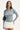 Perfect Stranger Harley Off Shoulder Long Sleeve Top Smoke Blue