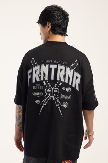 Front Runner Bolt Tee Black Monochrome