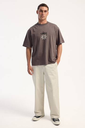 Worship Baggy Core Pant Stone Khaki