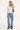 Perfect Stranger Mara V-Neck 3/4 Sleeve T-Shirt White