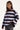 Luck & Trouble Kaia Stripe Knit Jumper Blue Stripe