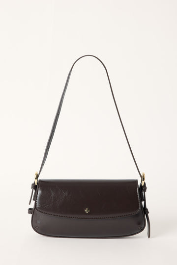 Peta + Jain Hailee Shoulder Bag Choc Shine Gold