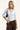 Perfect Stranger Mara V Neck 3/4 Sleeve T-Shirt Blue