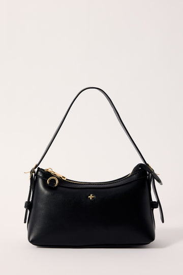 Peta + Jain Avril Shoulder Bag Black Smooth