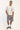 Rusty Morning Glory Cropped Shirt White