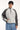 Thrills Outcast Panel Oversize Box Crop Quarter Zip Polar Fleece Glacier Grey