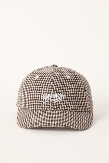 Common Need Compose Mid Profile Cap Brown Check