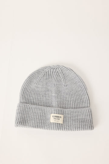 Common Need Subtle Low Profile Beanie Snow Marle