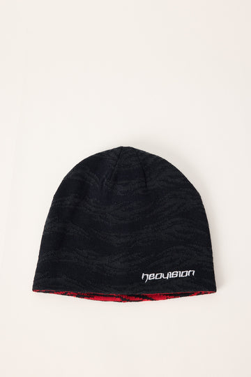 Neovision Scar Reversible Skull Cap Beanie Black/Red