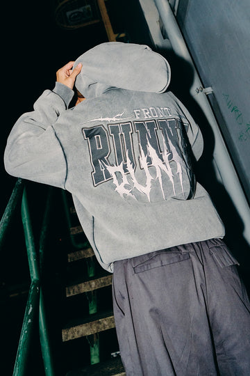 Front Runner Tattoo Hoodie Concrete