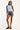 Rusty Bradley Mini Cap Sleeve Tee Retro Blue