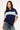 Rusty Kinetic Oversize Tee Navy Blue